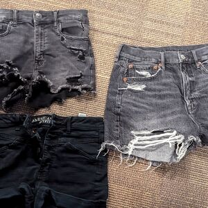 American Eagle 3 jean shorts bundle